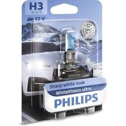 Philips WhiteVision Ultra 12V H3 - Guide Ampoule Auto